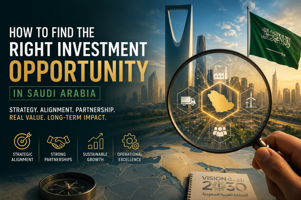 How to Find the Right Investment Opportunity in Saudi Arabia